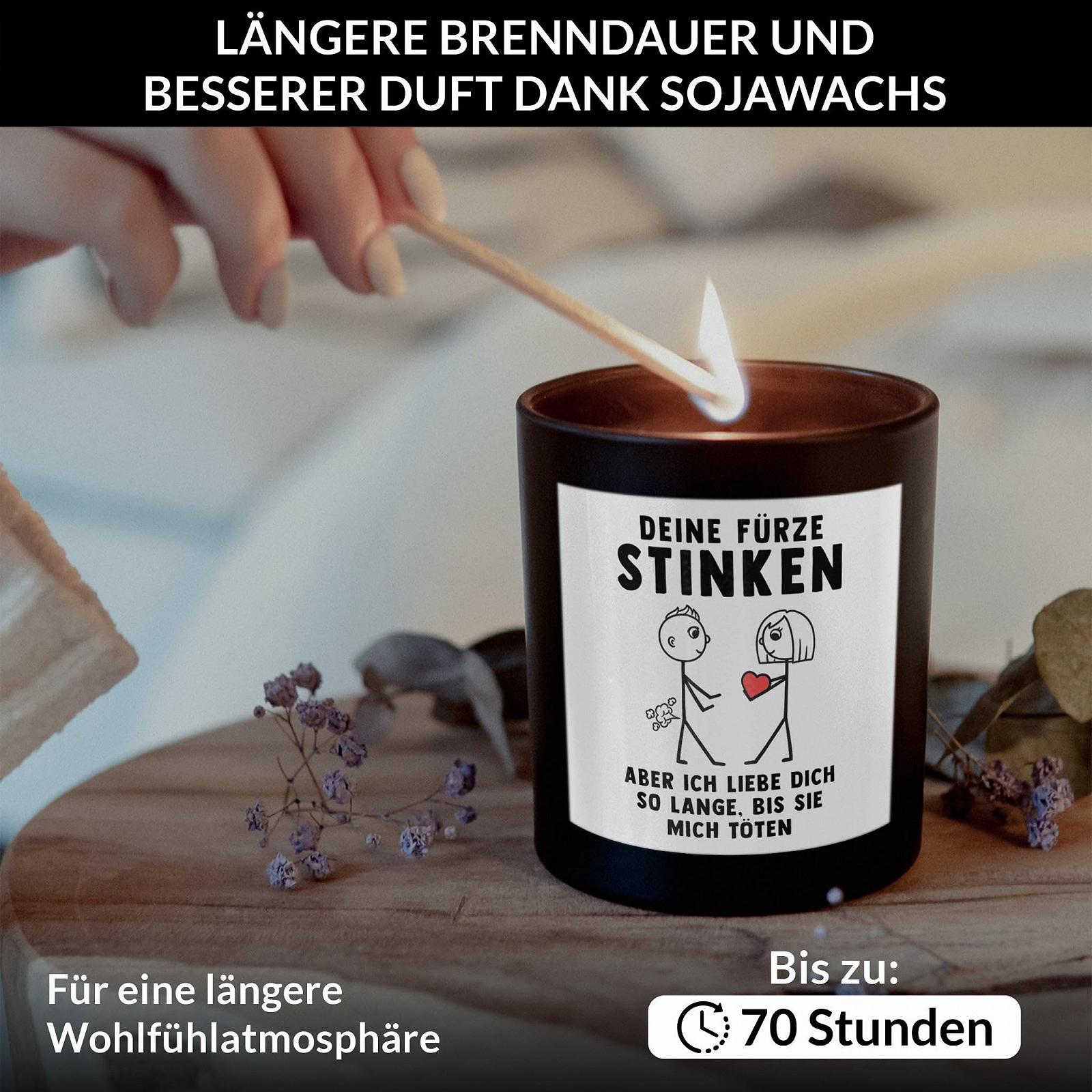 Свеча 22Feels Мужская Подарочная "Deine Fürze Stinken" в стекле соевый воск ароматизированная - Цитрусовые, фото №3 Свеча 22Feels Мужская Подарочная "Deine Fürze Stinken" в стекле соевый воск ароматизированная - Цитрусовые, фото №3