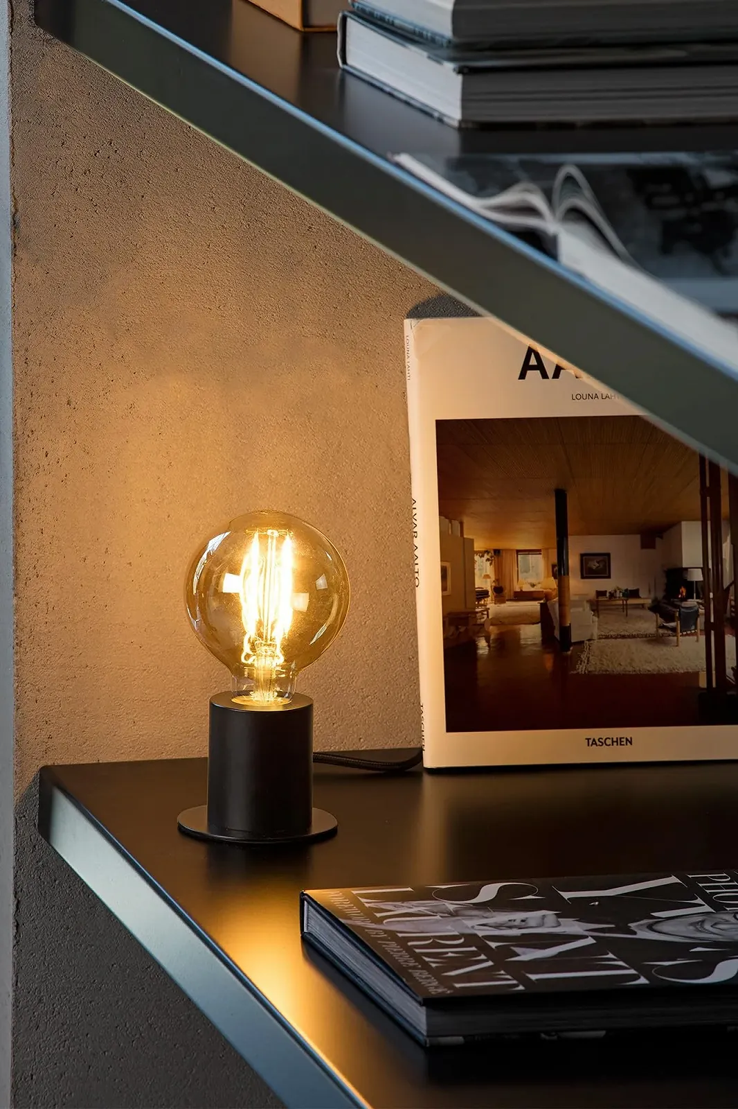 Настільна лампа Faro Ten Чорна, фото №2