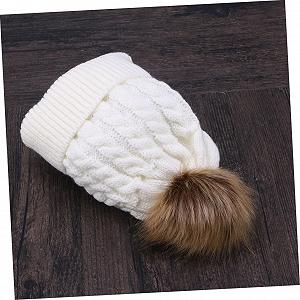 Шапка з помпоном VALICLUD - Фото 1