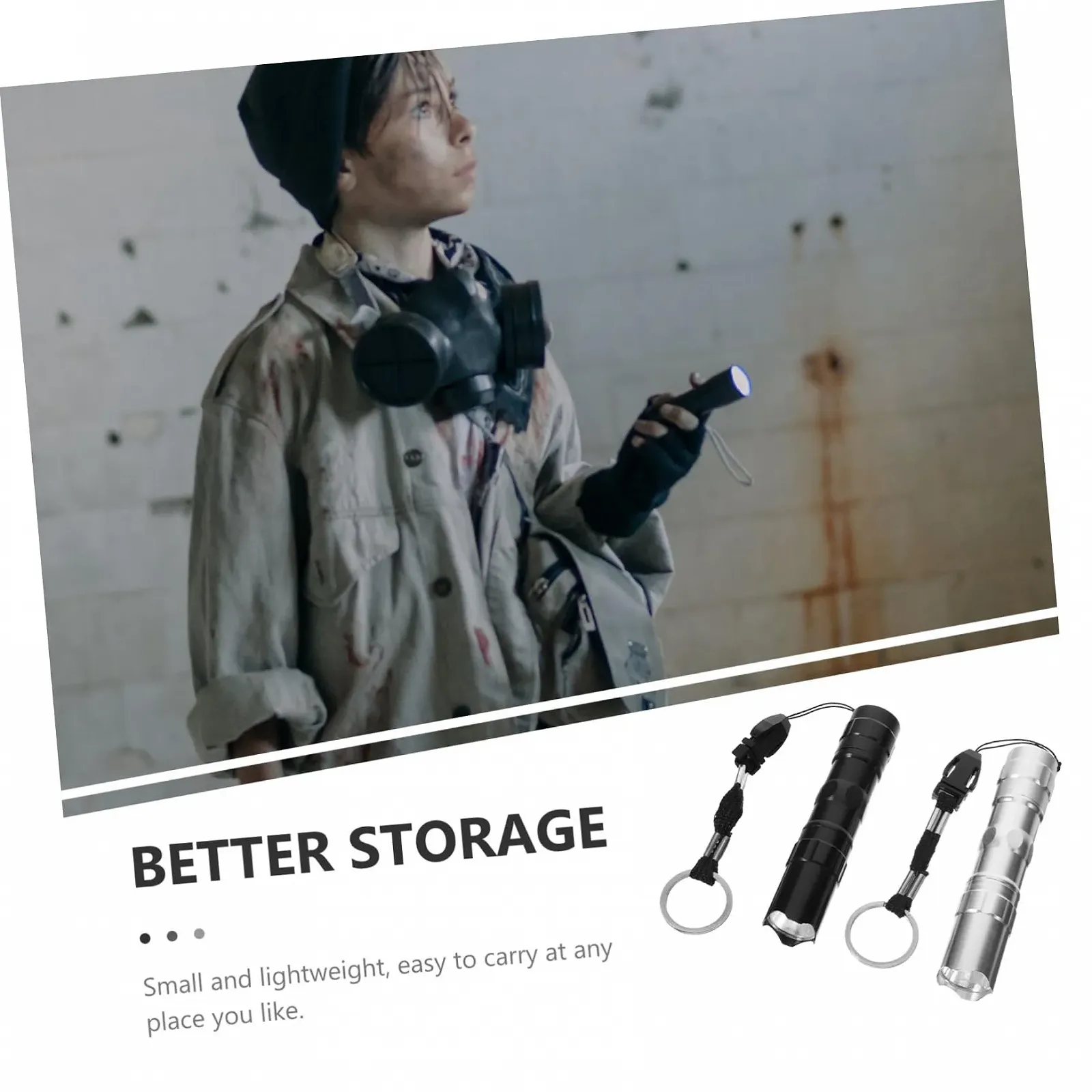 Ліхтарик Yardenfun з алюмінієвого сплаву Компактний розмір Водонепроникний з ремінцем на шию Ударостійкий Зносостійкий, фото №7