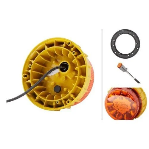 Проблисковий маячок HELLA 2XD 011 557-601 K-LED 2.0 для LIEBHERR, фото №2