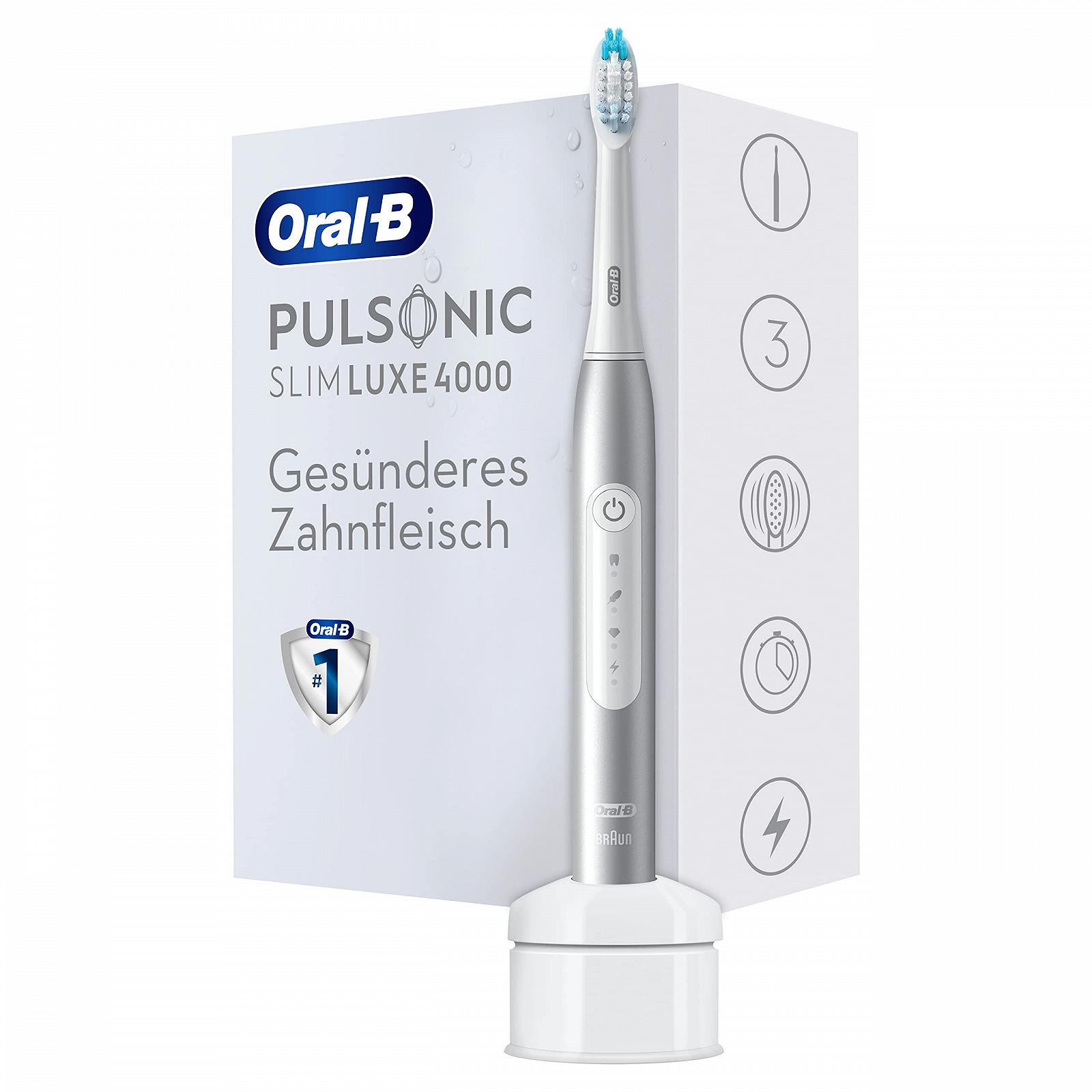Зубна щітка електрична звукова Oral-B Pulsonic Slim Luxe 4000, фото №1