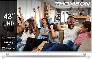 Купити Телевізор 43" Thomson 43UG4S14W / 4K / 60 Гц / LCD / Google TV / Wi-Fi / Bluetooth / T2 - Фото 1 Телевізор 43" Thomson 43UG4S14W / 4K / 60 Гц / LCD / Google TV / Wi-Fi / Bluetooth / T2 - Фото 1