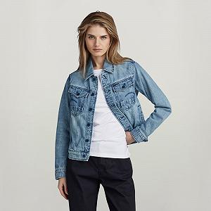 Женская куртка G‑Star Arc 3D Regular Jacket Valiant Denim Recycled - L - Фото 1