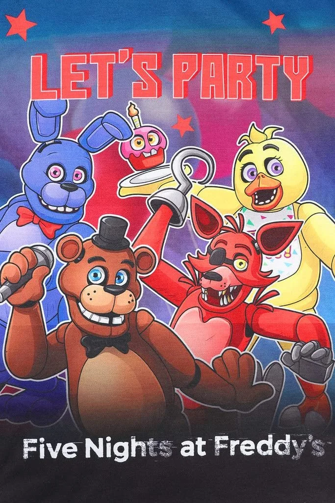 Комплект піжами Довгий FIVE NIGHTS AT FREDDY'S чорний, фото №3