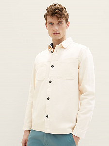 Рубашка Tom Tailor 1034898-18592 Бежевый XL - Фото 1