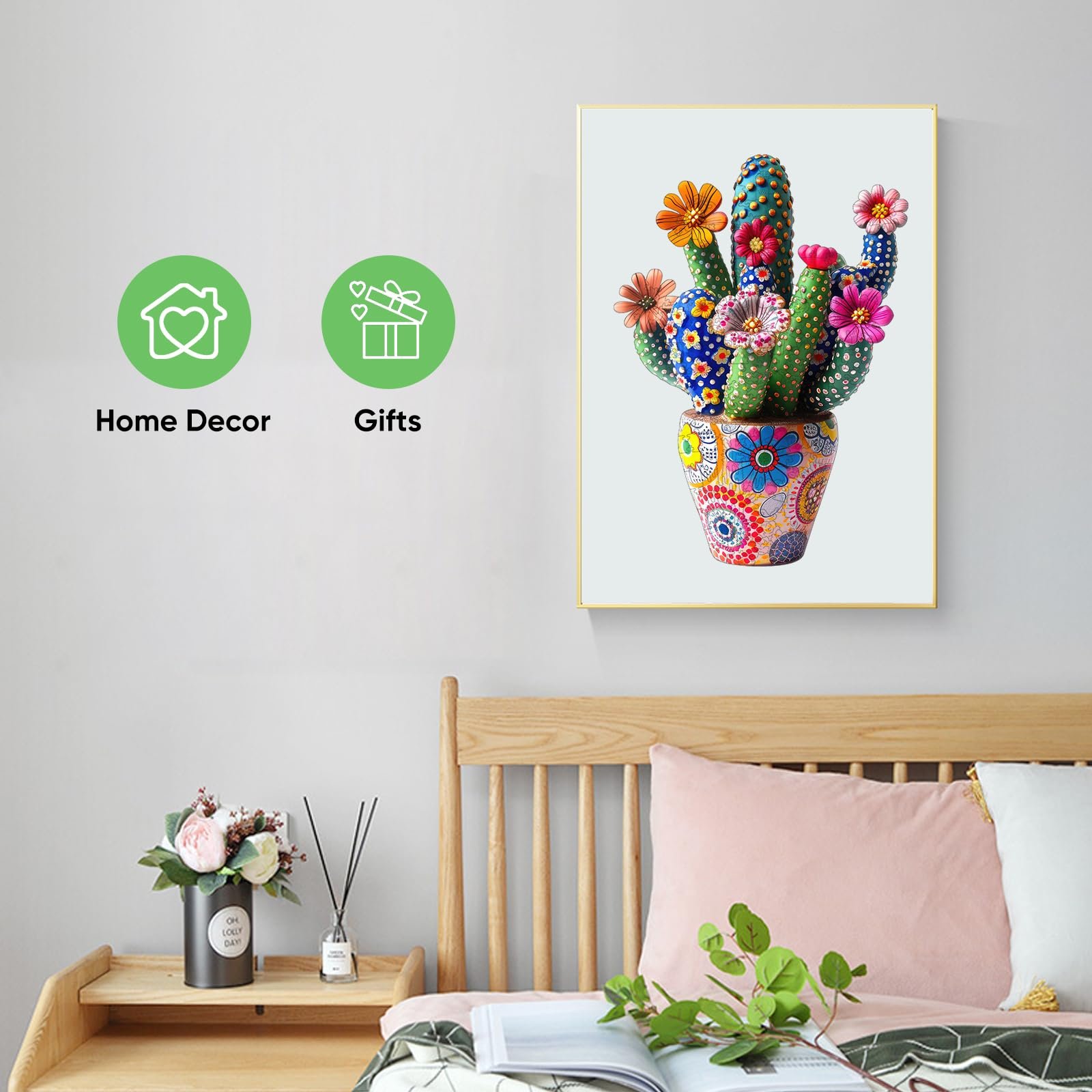 Дерев'яний пазл Mys Aurora Cactus Flower IQ 200 деталей 5 мм 25 x 29 см, фото №4