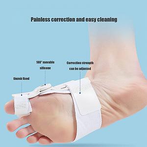 Коректор великого пальця стопи Ортопедична шина та розтяжка великого пальця стопи для Hallux Valgus Подвійний synthetic.ua - Фото 1
