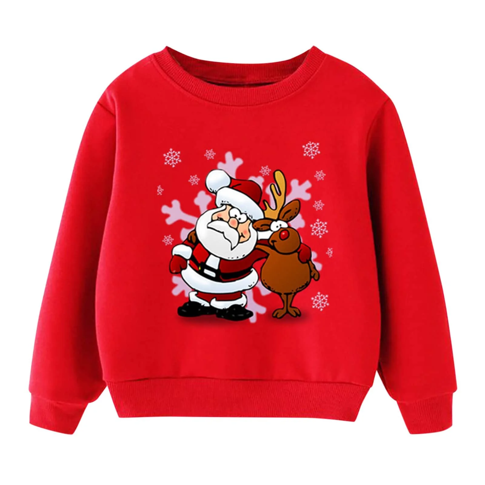 Детский рождественский джемпер Reindeer Santa, размер 92 98 104 110 116 122, фото №1