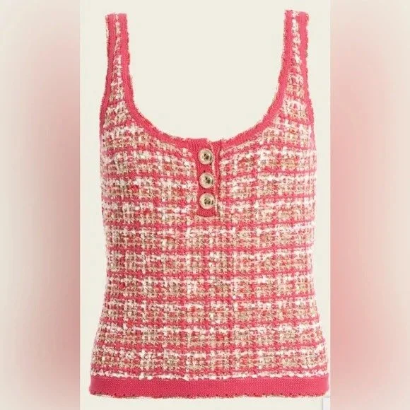 Жіночий топ твідовий Guess by Marciano Різнокольоровий - S, фото №5