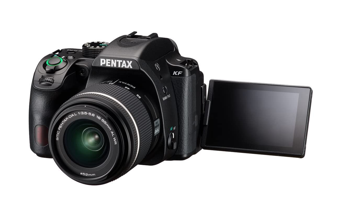 Зеркальный фотоаппарат Pentax KF APS-C Kit с объективом 18-55мм WR, пыле-влагозащищенный, Vario LCD дисплей, черный, фото №3