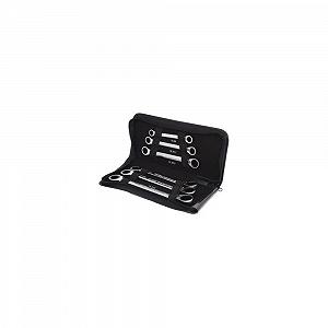 Набір накидних тріскачкових ключів KS TOOLS GEARplus 503.4580 5 предметів 8-19 мм - Фото 1