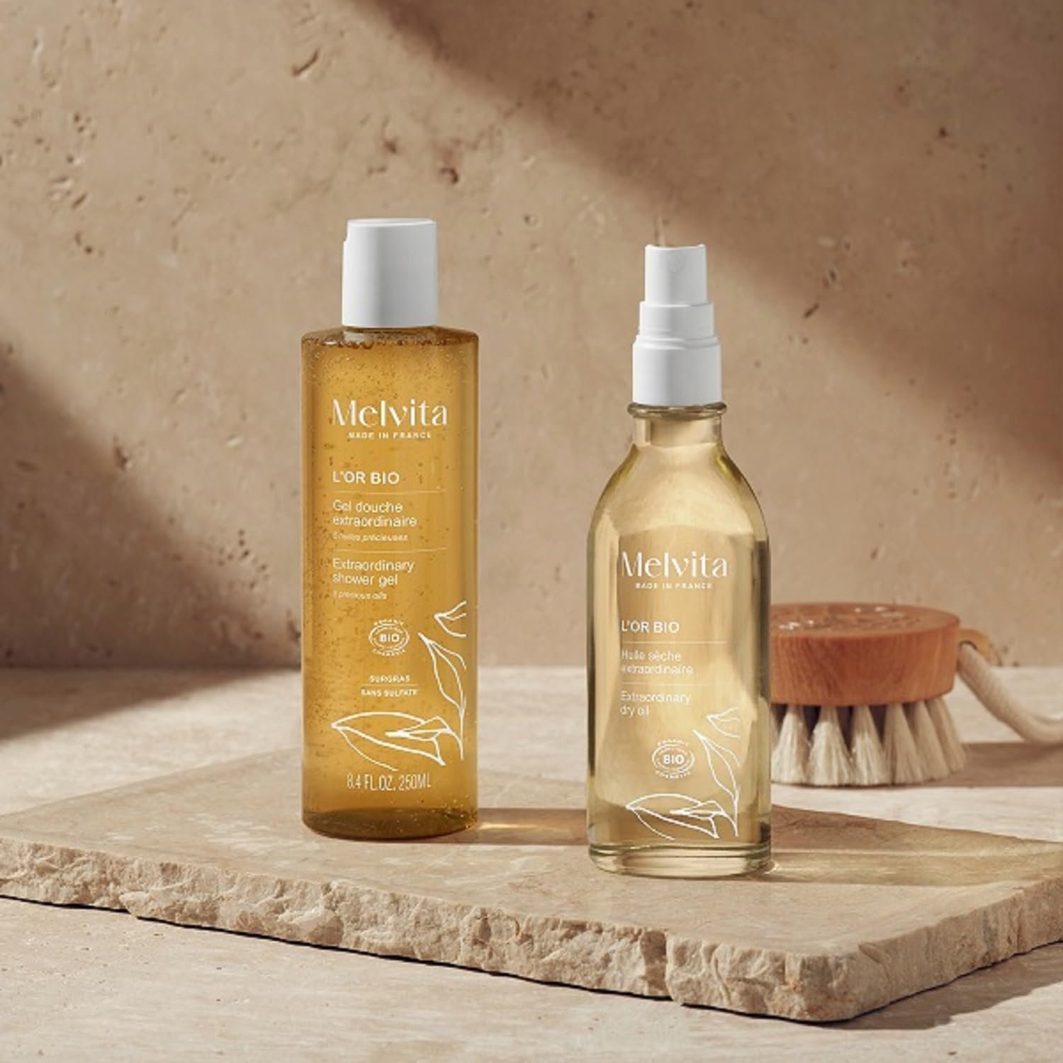 Гель для душу Melvita L'Or Bio без сульфатів з 5 цінними оліями Omega 3, 6, 9 150 мл, фото №5 Гель для душу Melvita L'Or Bio без сульфатів з 5 цінними оліями Omega 3, 6, 9 150 мл, фото №5