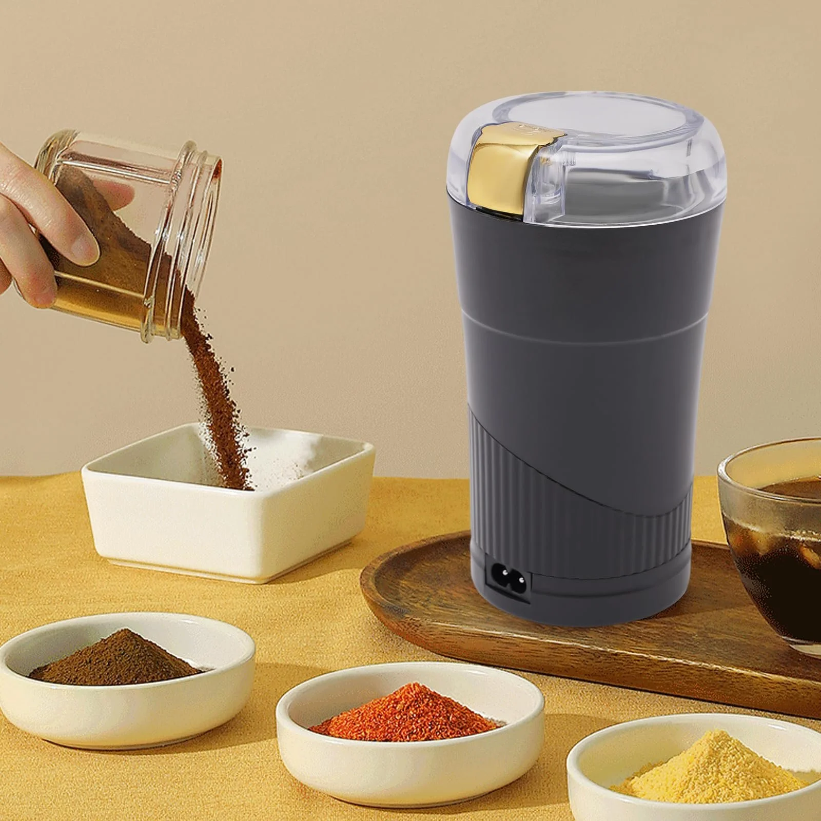 Электрическая кофемолка для специй и кофе, 150 Вт, фото №5 Электрическая кофемолка для специй и кофе, 150 Вт, фото №5