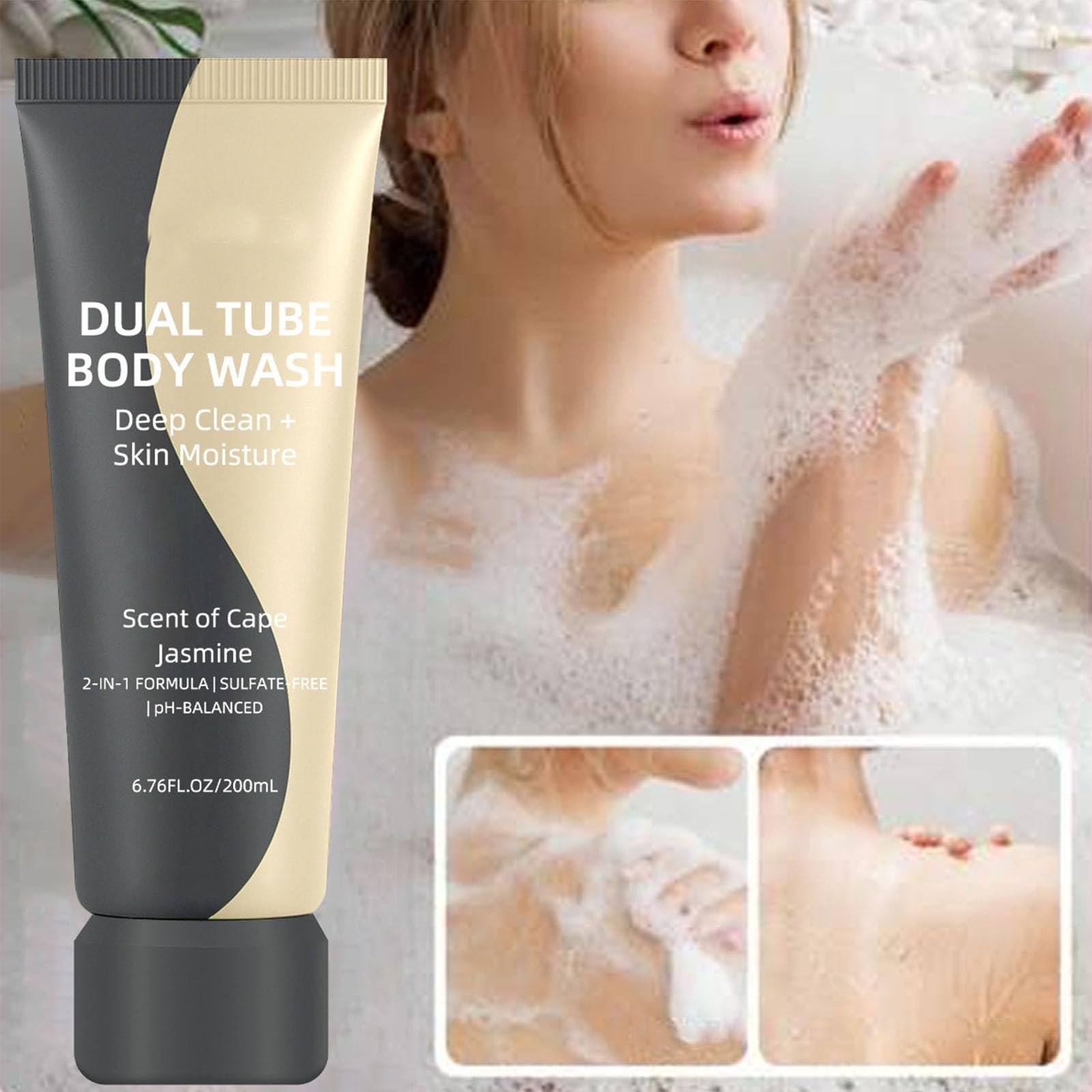 Гель для душу Jasmine зволожуючий делікатний 200 г, фото №5