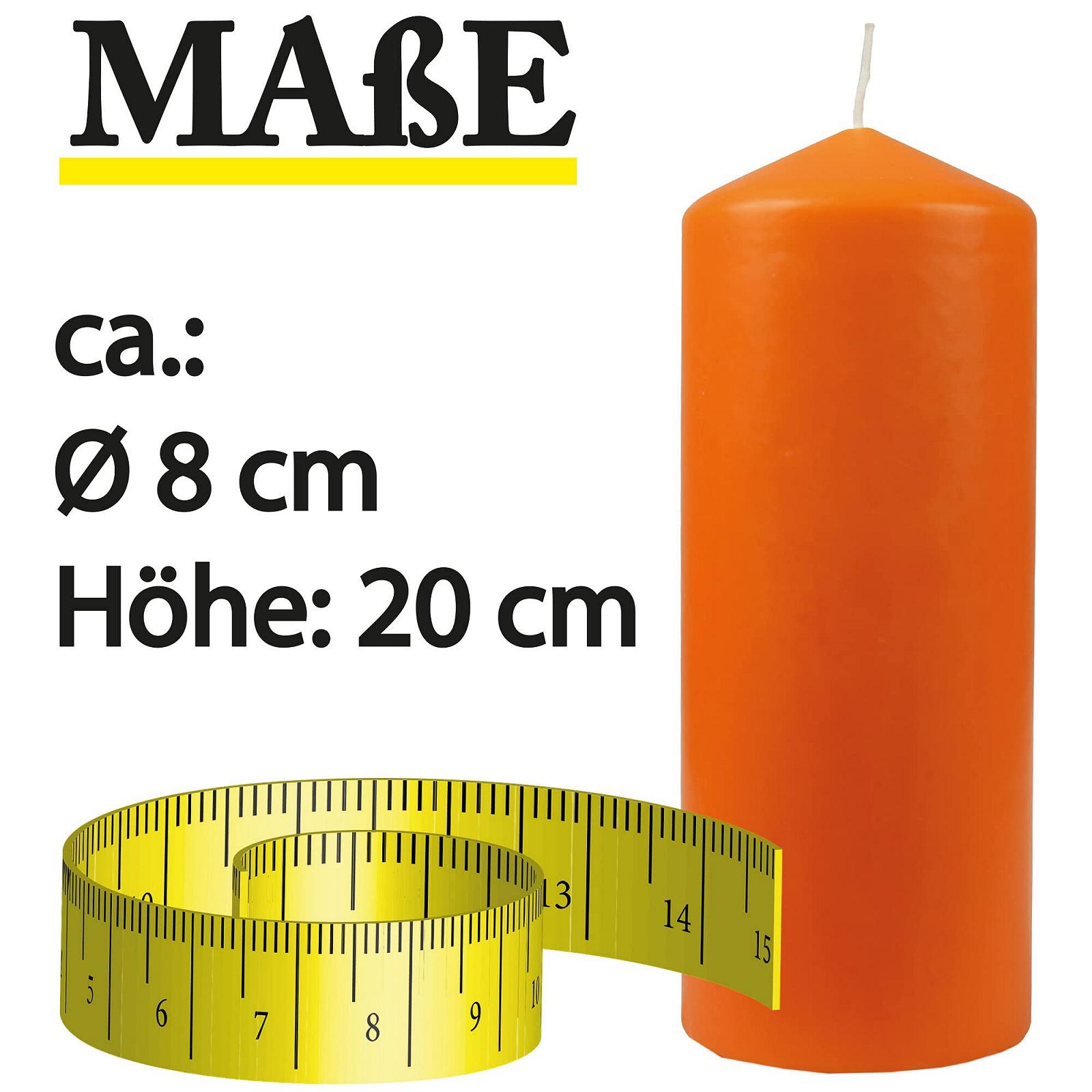 Свечи HS Wax Pillar Candles диаметр 8 см x 20 см (разные цвета), фото №3 Свечи HS Wax Pillar Candles диаметр 8 см x 20 см (разные цвета), фото №3
