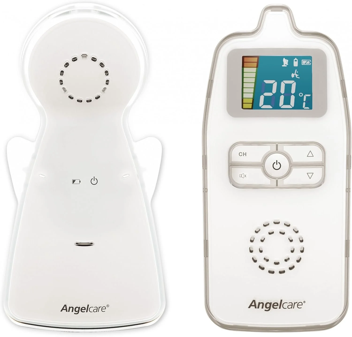 Детская радионяня Angelcare AC423-D / до 250 м / Белый, фото №1