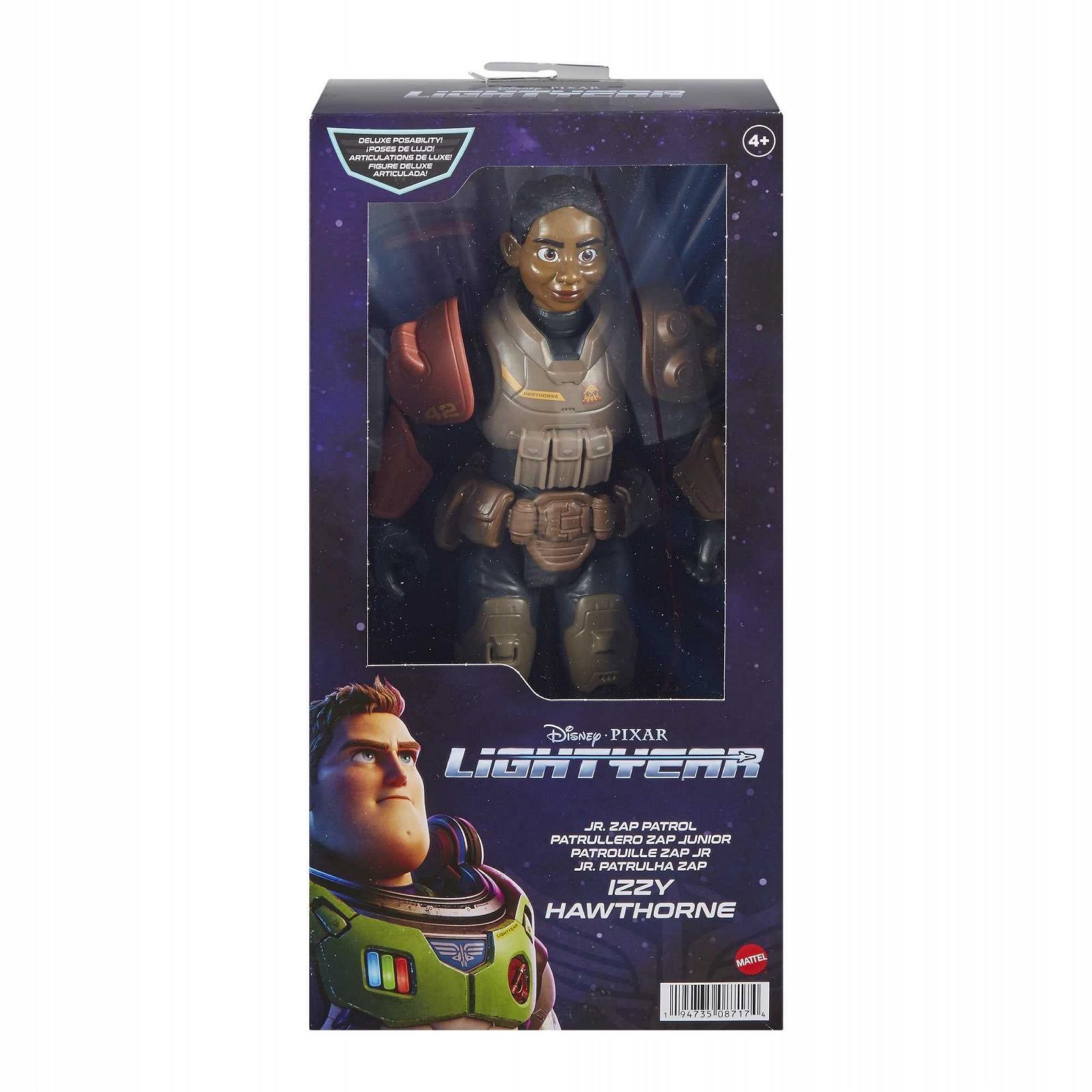 Фігурка Базз Лайтер Disney і Pixar Lightyear, масштаб 30 см, фігурка Іззі Хоторн із ZAP Patrol, 14 рухомих суглобів, іграшка з фільму для дітей віком від 4 років, фото №6