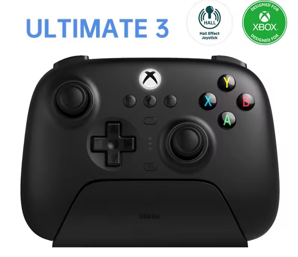Геймпад 8Bitdo Ultimate 3 Black + Док-станція, фото №1 Геймпад 8Bitdo Ultimate 3 Black + Док-станція, фото №1