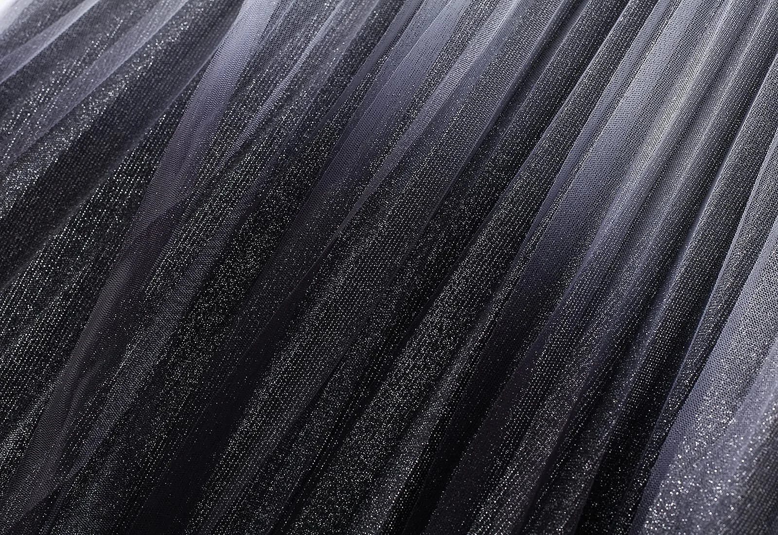 Спідниця Valin A-силуету максі з тюлю однотонна S0028, фото №3