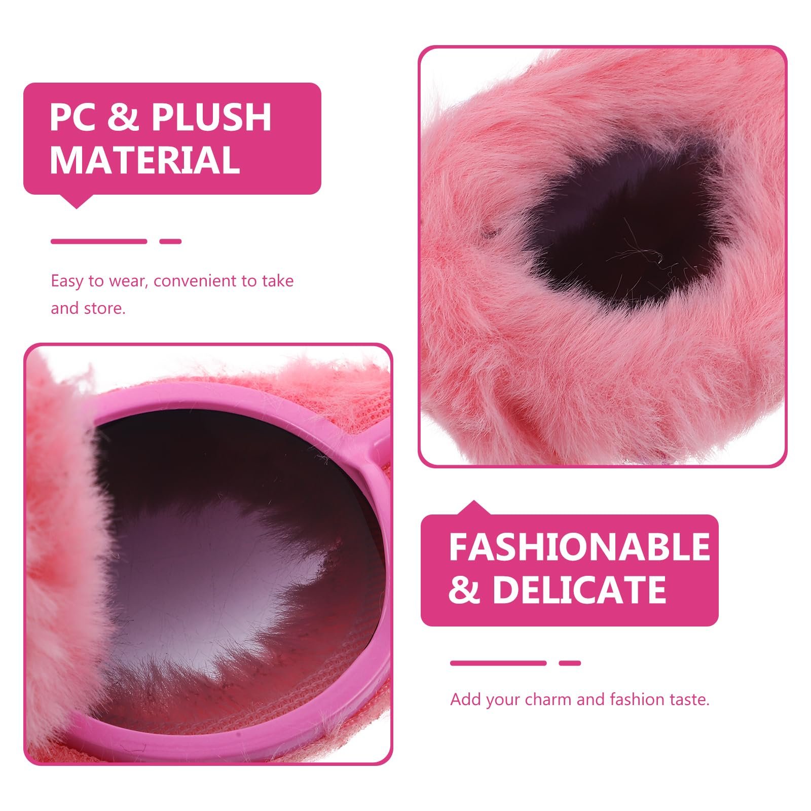 Солнцезащитные Очки PRETYZOOM Плюшевые Круглые Мягкий Вельвет, фото №4 Солнцезащитные Очки PRETYZOOM Плюшевые Круглые Мягкий Вельвет, фото №4