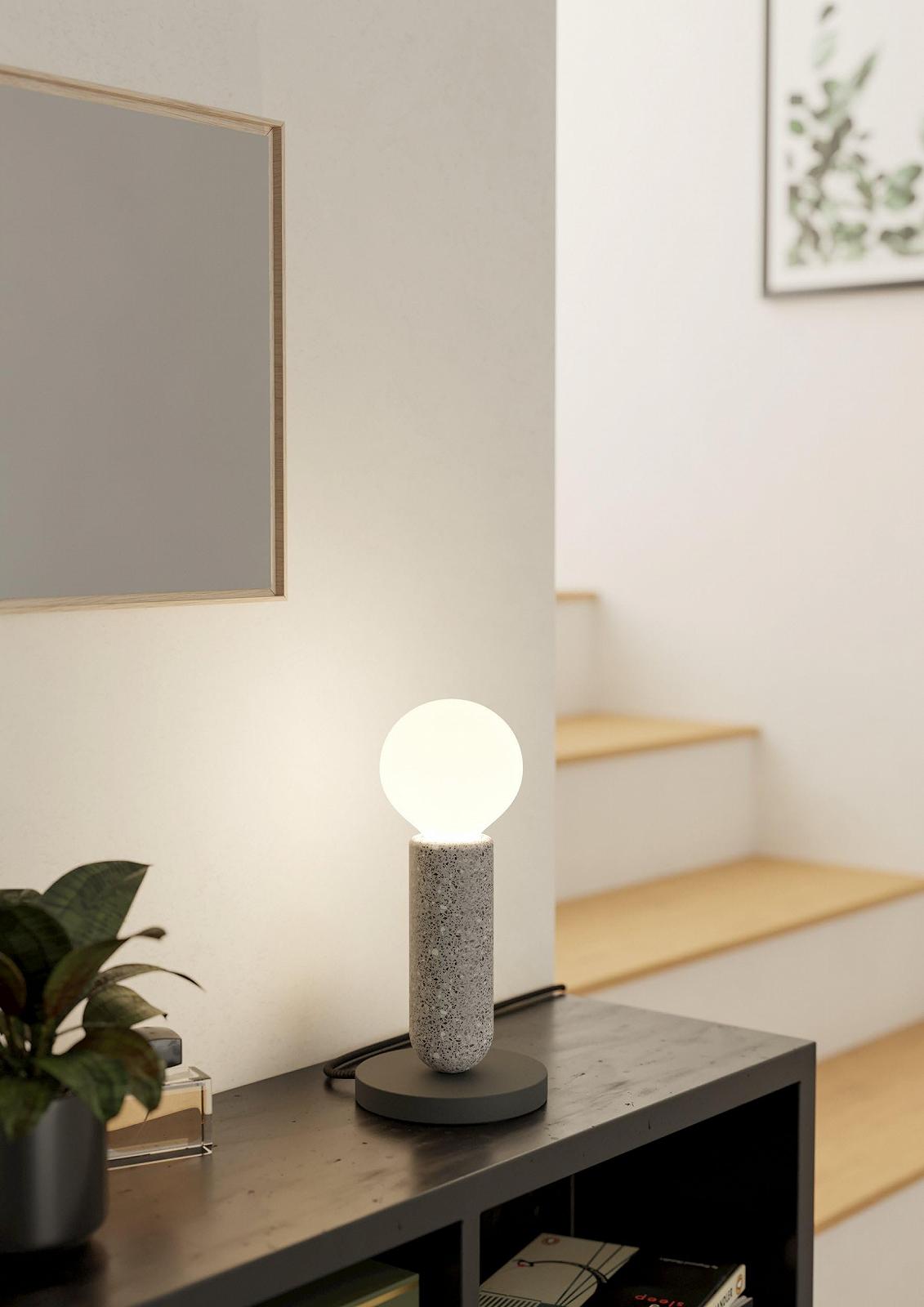 Настільна лампа EGLO Giaconecchia сталь тераццо антрацит сіра 17.5 см, фото №3