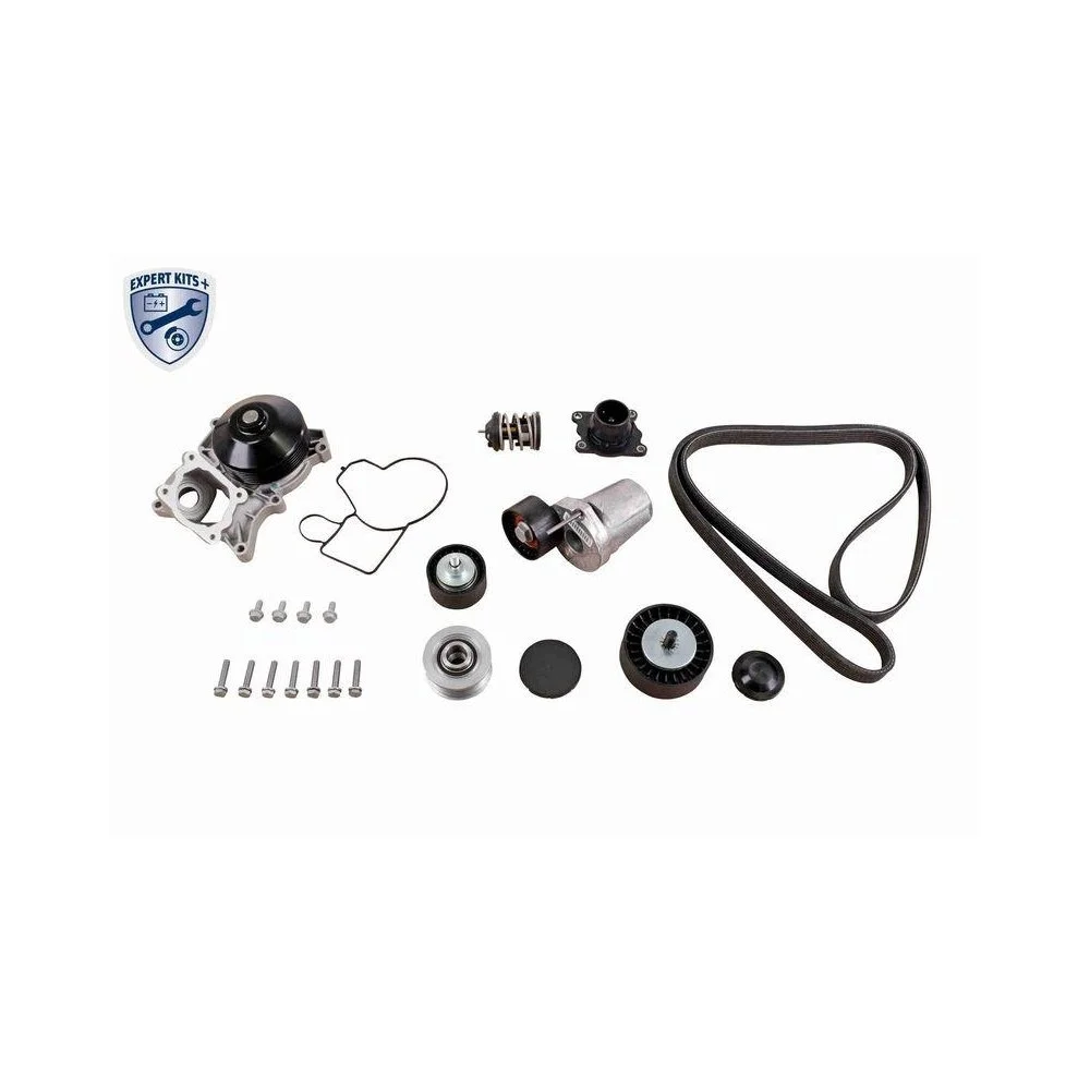 Водяной насос и комплект ремня ГРМ VAICO EXPERT KITS + V20-50101-BEK для BMW, фото №1