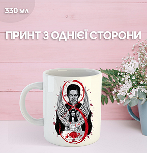 Кружка Декстер с принтом керамическая чашка Dexter 330 мл Uk_954 - Фото 1