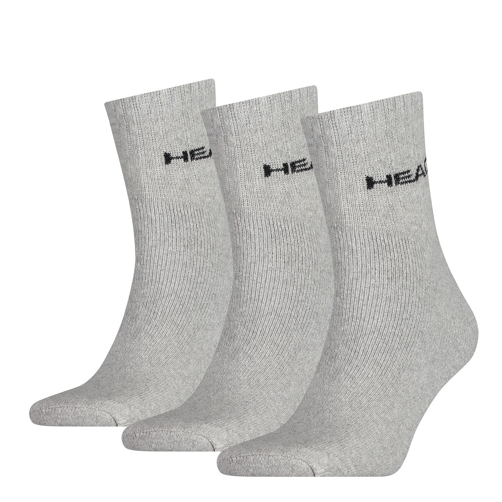 Носки Head SHORT CREW 3PPK Серый 35-38, фото №1