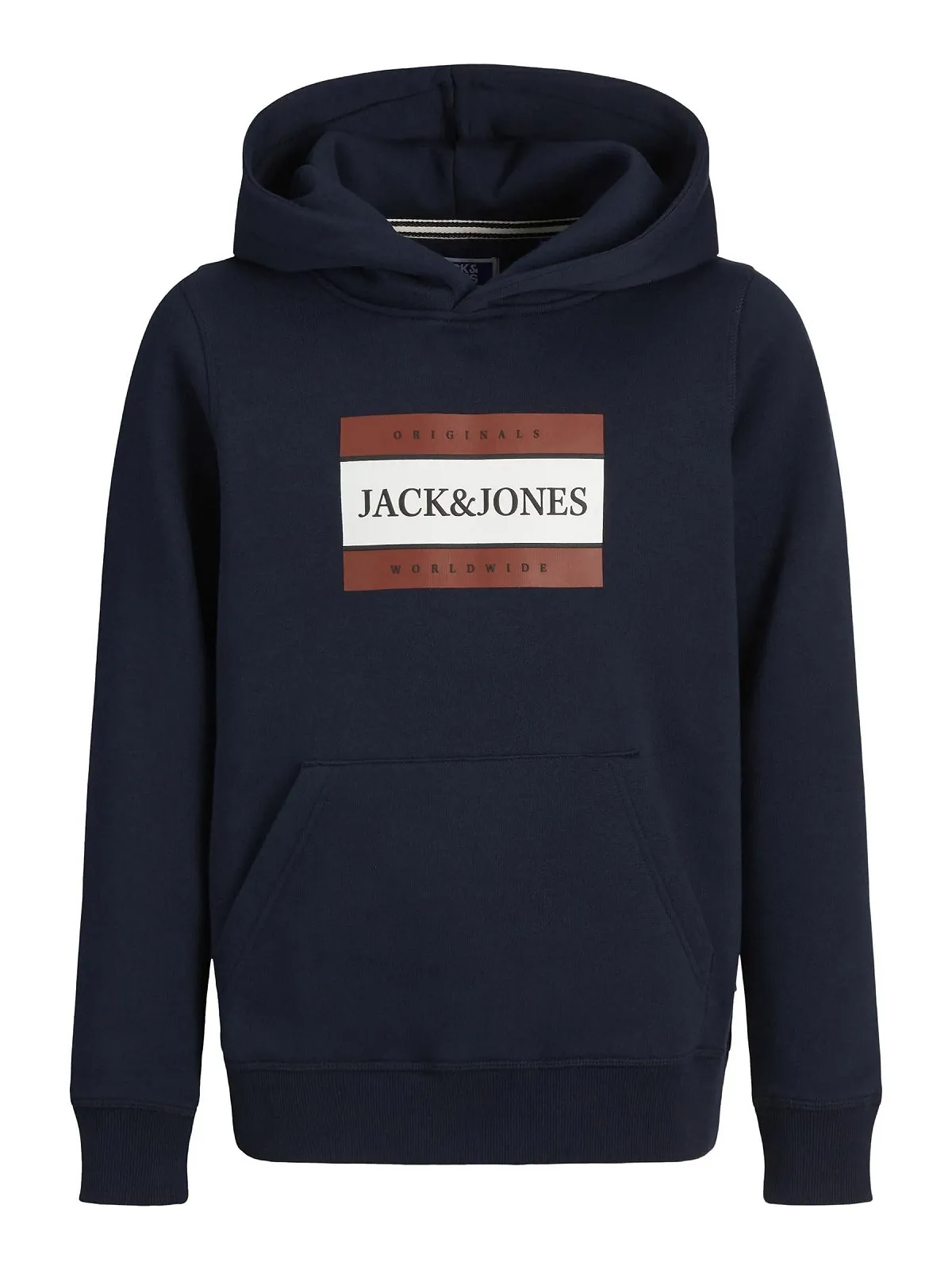 Худі JACK & JONES Jorfrederiksberg Box Sweat Hood Sn Jnr для хлопчиків, фото №1
