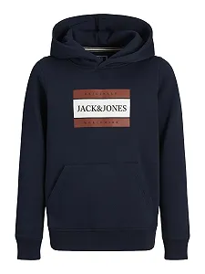 Худі JACK & JONES Jorfrederiksberg Box Sweat Hood Sn Jnr для хлопчиків - Фото 1