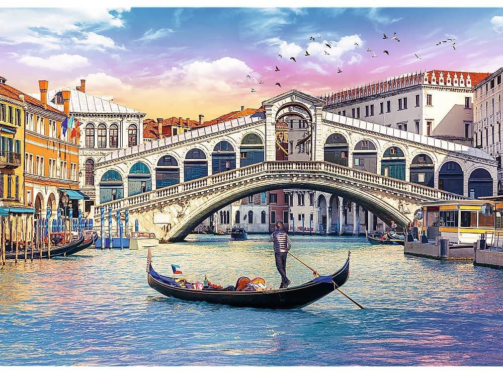 Пазл Trefl Rialto Bridge, Venice 500 элементов Премиум качество, фото №2
