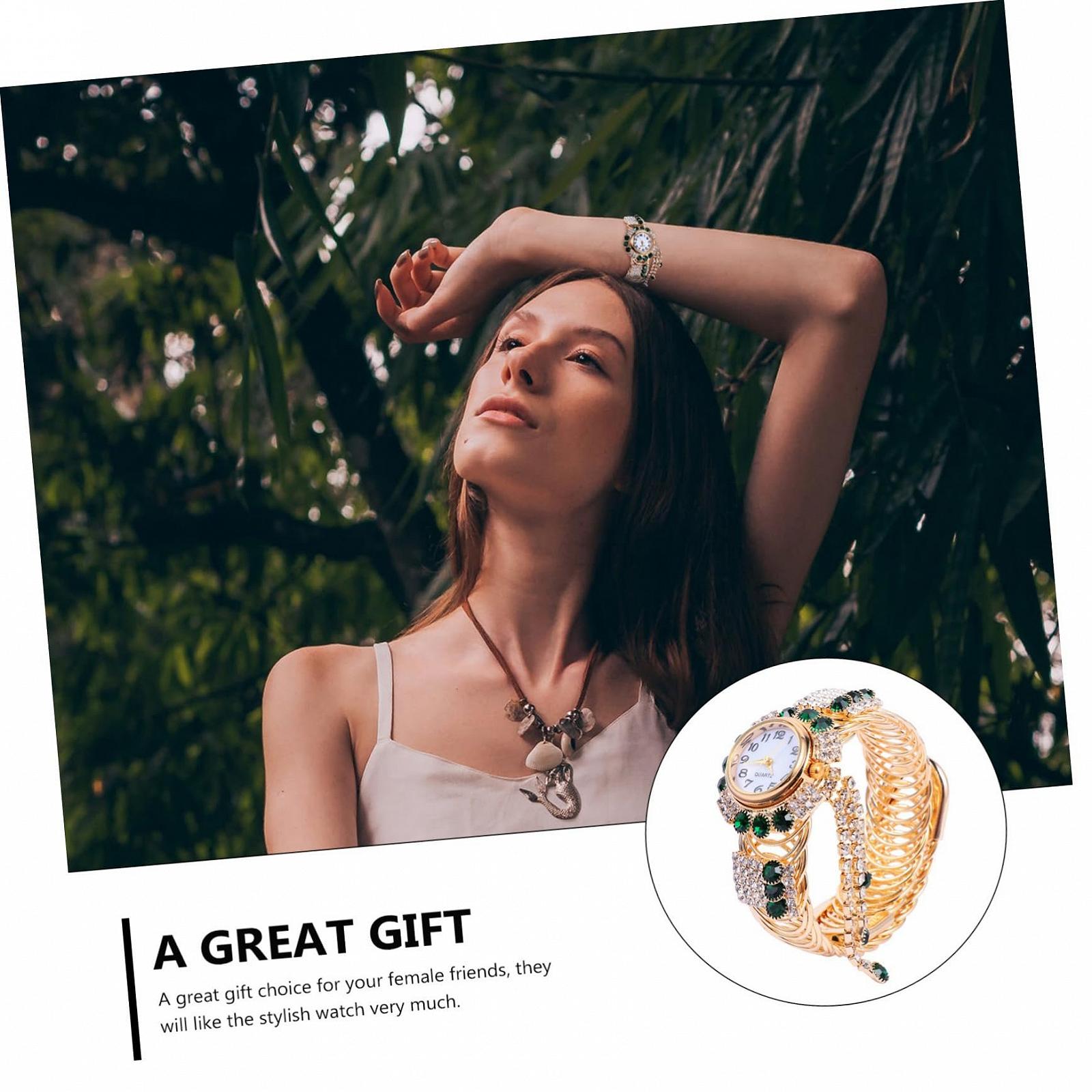 Годинник жіночий PartyKindom з браслетом, кварцовий механізм, синій сплав, фото №6