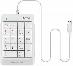 Цифровой клавиатурный блок A4Tech FK13P White USB - Фото 1