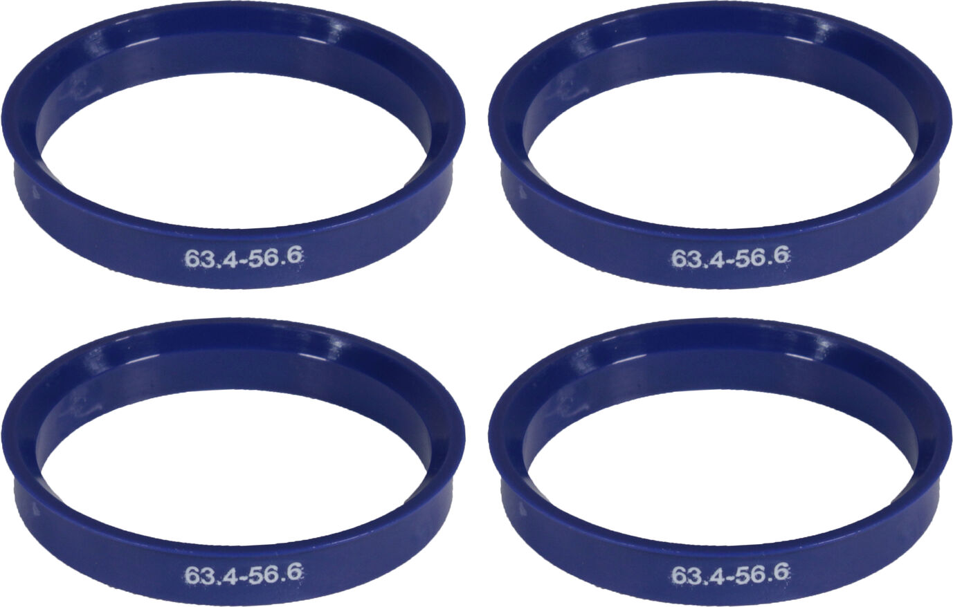 Кільця центрувальні для колісних дисків 63.4-56.6 Walline термопластик WL, фото №1