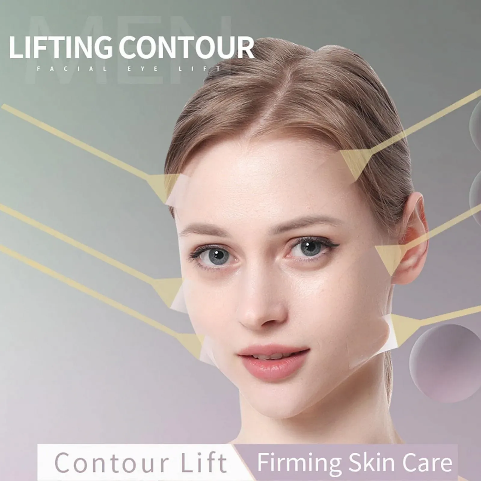 Стрічка для підтяжки обличчя Yeeda, невидима, фото №6