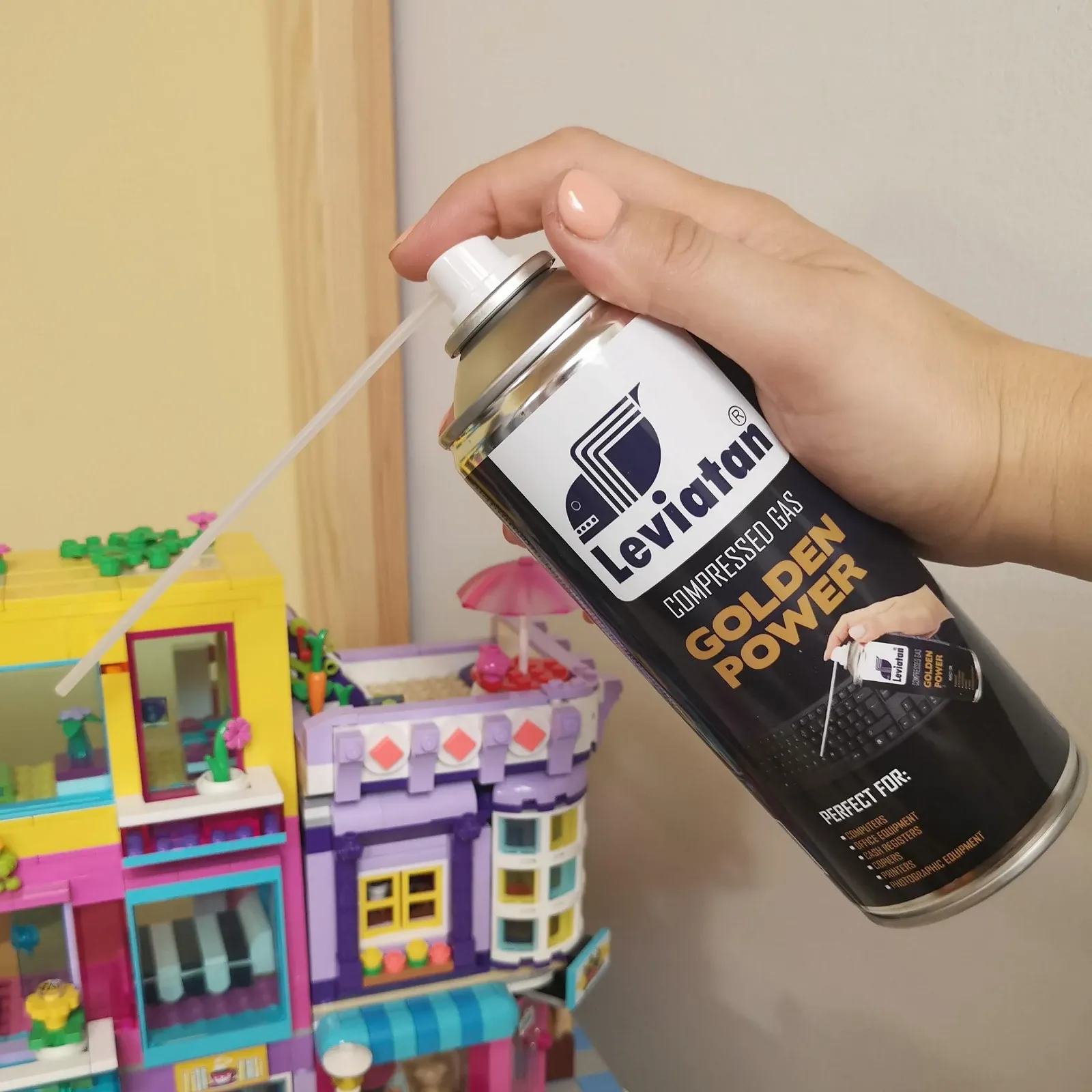 Стиснене повітря LEVIATAN Golden Power 200 мл, фото №8