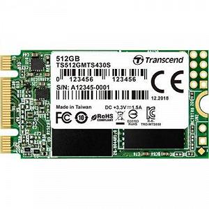 Внутренний накопитель Transcend SSD M.2 2242 512GB TS512GMTS430S - Фото 1