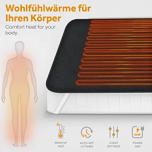 Електрична Грілка-Простирадло Sinnlein Fleece Thermal 190 x 80 см synthetic.ua - Фото 1