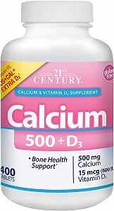 Calcium 500 D3 200iu 400 Caplets - Фото 1