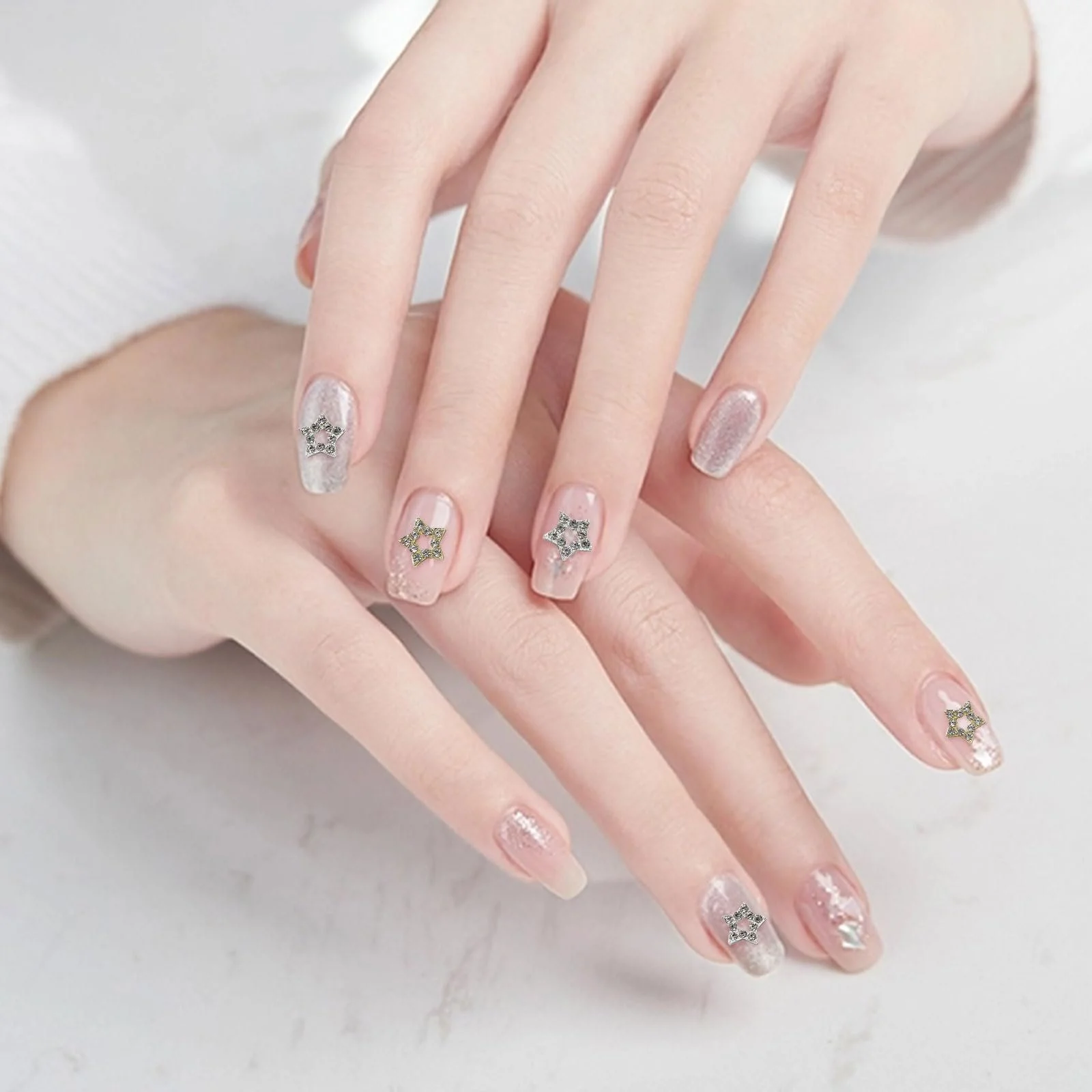 3D у формі бантиків Аврора, 2 коробки страз, фото №6