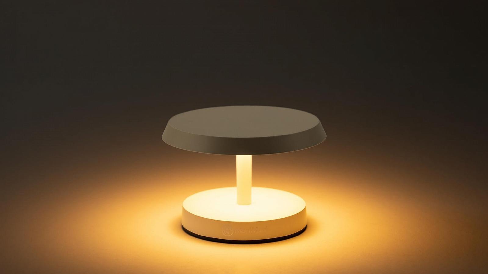 Светодиодная настольная лампа KOOKOO MoriMori T-Light Mini Lounge Белая, фото №2