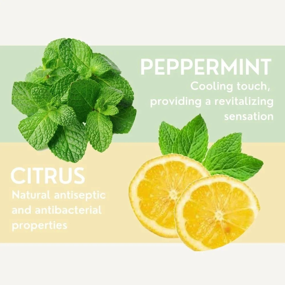 Крем для ног Bleumarine Bretania 500 мл Освежающий с лимонным и мятным маслами антисептический, фото №4