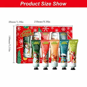 Набір різдвяних кремів для рук, міні-креми для рук, набір кремів для рук, 5 штук synthetic.ua - Фото 1