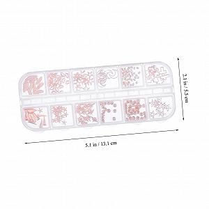 Аксессуары для ногтей 1 коробка Звезда Форма Гвоздь заклепки Украшение для ногтей Набор ювелирных изделий Украшение Аксессуары для ногтей Алмазное стекло Золотые Стразы для ногтей 3D Амулет synthetic.ua - Фото 1