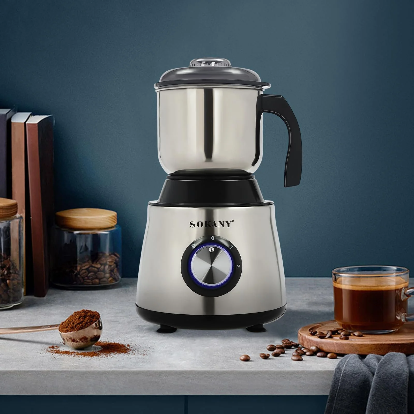 Кавомолка дискова, Млин для зерна, Електричний, фото №7 Кавомолка дискова, Млин для зерна, Електричний, фото №7