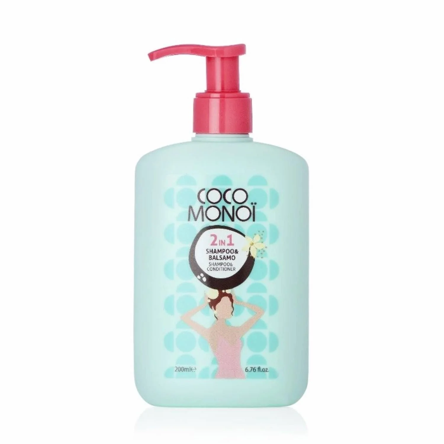 Молочко для тіла Зволожуюче та освітлююче 2 в 1 - Аромат кокосу та квітки тіаре, Для жінок 200 мл, фото №3 Молочко для тіла Зволожуюче та освітлююче 2 в 1 - Аромат кокосу та квітки тіаре, Для жінок 200 мл, фото №3