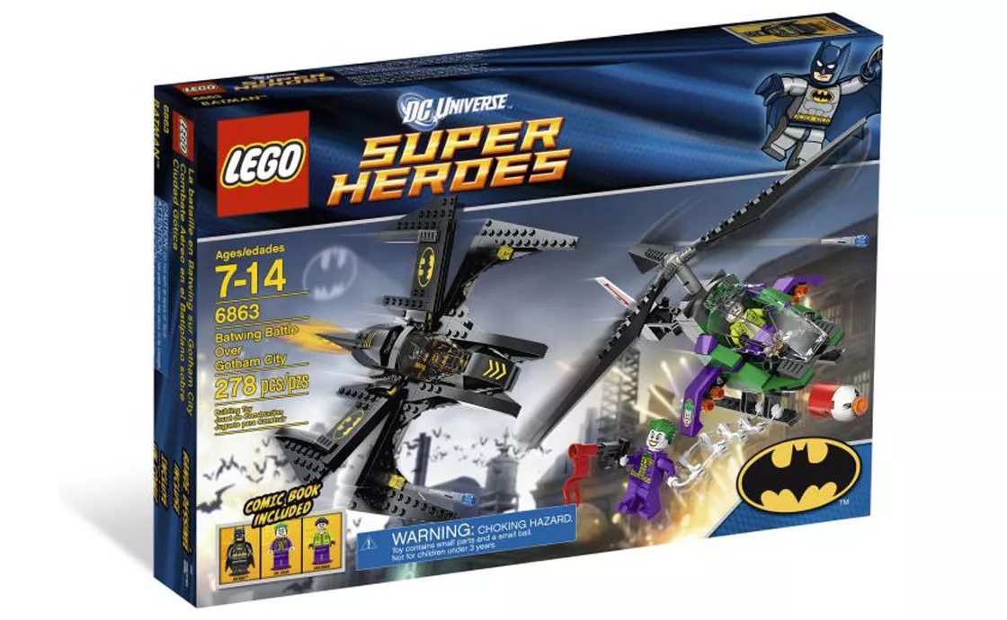 Дизайнер LEGO Super Heroes 6863 Авіаційна битва над Готем-Сіті, фото №1