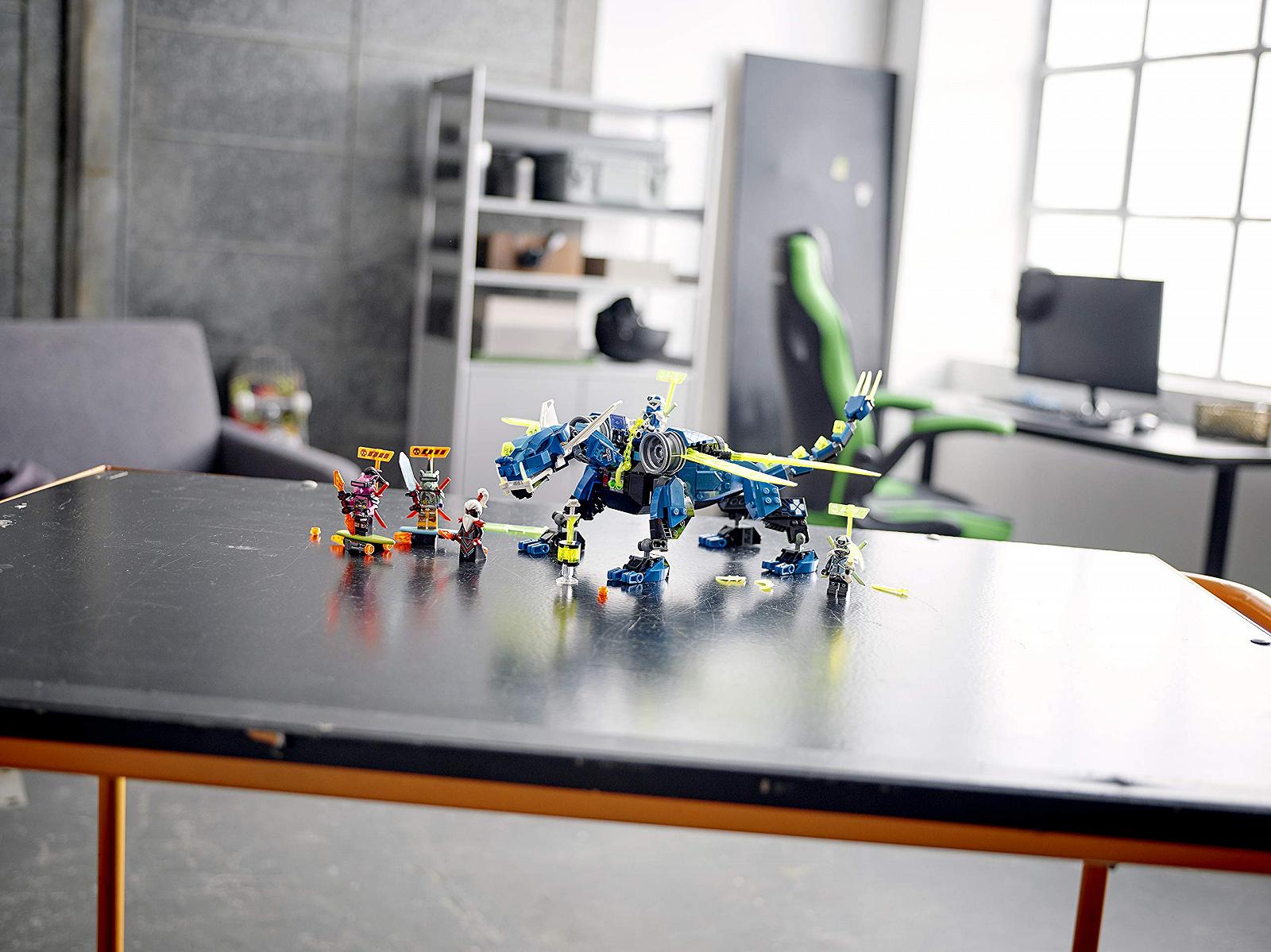 Конструктор LEGO NINJAGO 71711 Mech Cyber Dragon Jays з Jay, Nya і Unagami фігурками, фото №5