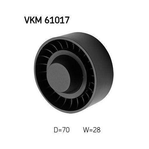 Ролик обвідний/напрямний SKF VKM 61017 поліклинового ременя TOYOTA LEXUS лівий, фото №2